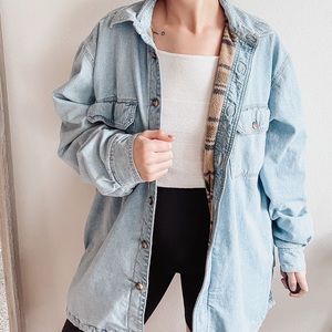 flannel lined shacket